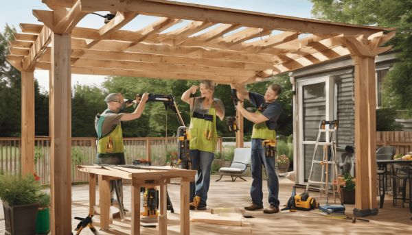 Comment installer une pergola en kit en bois facilement