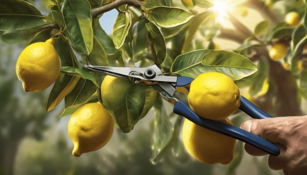 Comment tailler un citronnier pour favoriser sa croissance