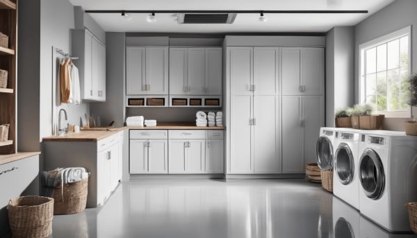 Faire une buanderie dans un garage : comment allier esthétique et fonctionnalité