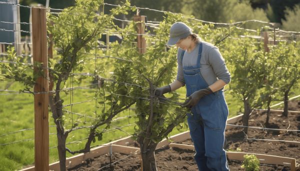 Former les branches charpentières pour optimiser leur croissance